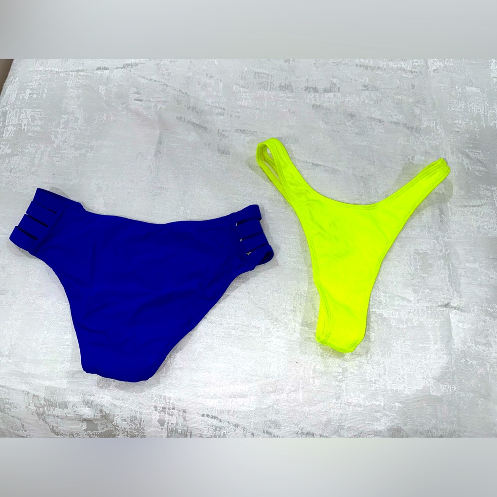 Two bikini bottoms